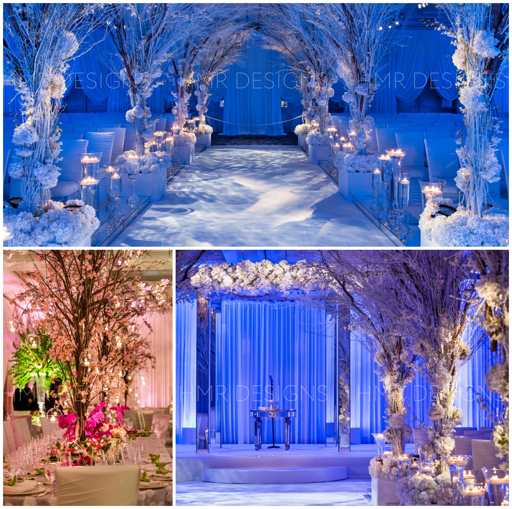 Winter to spring wedding at Four Seasons by HMR Designs